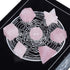 Amogeeli Crystal Platonic Solids Sacred Geometry Set, Healing Stone Gift Kit with Merbaka Star and Rose Quartz