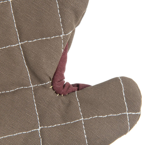 San Jamar BestGuard 800FG13 Commercial Oven Mitts, Heat Protection Up To 450°F, 13" Length, Tan (Pair)