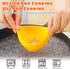 Egg Poacher - Poached Egg Cooker with Ring Standers, Food Grade Non Stick Silicone Egg Poaching Cup for Microwave or
