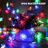 2 Pack 100LED 50FT 8 Dazzle Bright Christmas Snowflake String Lights, Total Battery Operated Christmas Lights