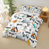 Set Set,Construction Set Set, Set Boys Excavator Comforter Full,Cartoon Bedding Comforter for Teen,Dinosaur Truck Quilt