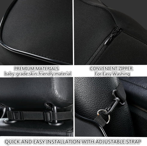 Lumbar Support and Car Neck Pillow for Office Chair and Car Seat Softness Memory Foam Erognomic Seat Cushion