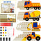 24 Set Construction Birthday Party Supplies, Trucks Parties Craft Construction Theme Birthday