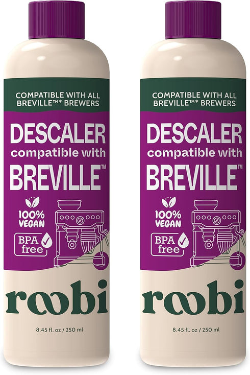 Breville Compatible Descaling Solution, Specially Formulated to Clean & Descale Espresso Machine, 2 Pack