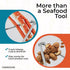3-Piece Set, Farberware Seafood Nutcracker Stainless Steel Shell Cracker & Picks - Crack Open Lobster, Crab, Nuts, Hard