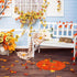 Fall Bathroom Rug, Cute Pumpkin Shape Bath Mat, Non Slip Shower Rugs for Kitchen Bedroom Living Room Decor