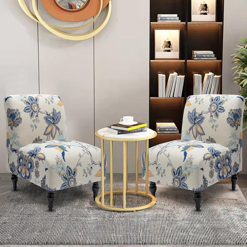 Armless Armless 1) Liykimt Accent Chair Cover Slipcover,Slipper Chair Stretch Spandex Removable for Chair Furniture
