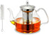 40oz Glass Teapot with Removable Stainless Steel Infuser for Blooming Tea & Loose Leaf Tea, Gift Box