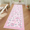 GarveeHome Runners for Hallways Non Slip, 2x6 Kitchen Runner Rug Coquette Pink