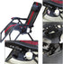 Hanperal Oval Zero Gravity Lounge Chair with Cup Holder and Tray, Side Recliner, Mobile Phone Slot, Snack Tray - Black