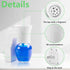 2 Pack WallFlower Fragrance Oil Plug-in Diffuser, Rotary Design, with 2 Empty Bottles for Home Office