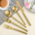 LAZAHOME 20-Piece Gold Silverware Set for 4, Stainless Steel Flatware Cutlery Set, Matte Finished, Dishwasher Safe