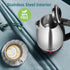 TOPWIT 2.0L Electric Kettle, BPA-Free Stainless Steel Hot Water Kettle with Fast Boil, Auto Shut-Off & Boil Dry