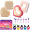GET FRESH Sandwich Cutters and Sealers for Kids – 20-pcs Set with 2 Bread Cutters, 5 Vegetable Shapes, 12 Unicorn Picks