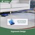 Eyliden Mini Carpet Sweeper: Lightweight Hand Push, Non-Electric, Easy Manual Sweeping for Carpet