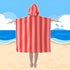 MONOBLANKS 30" 30" 3-10 Swimming, Striped Hooded Towels for Kids, x Soft Absorbent Beach Poncho Towel for Years Boys