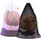 Heavy Duty Mesh Laundry Bag with Drawstring, 24 x 36 Inches, 2 Pack, Black & White for College, Dorm, Travel, Apartment