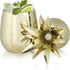 Viski Gold Pineapple Tumbler with Lid, 16 Oz Stainless Steel Tumbler Cup for Mai Tais, Tiki Drinks, and Craft Cocktails