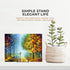 TR-LIFE 2 Pack Plate Stands for Display - 6 Inch Metal Frame Holder Stand for Picture, Decorative Plate, Book, Photo