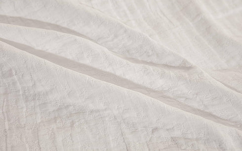 Sterling Creek Dawson Star Muslin Cotton Blanket Three Layers Lightweight Breathable Gauzy Blanket for Adults, All