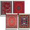 Oriental-Style Rug Table Carpet Coaster Set Absorbent Drink Native American Inspired Colorful