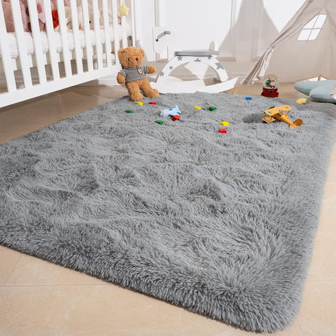 5x8 Przemy Large Rugs for Living Room Bedroom Carpet, Super Soft Fluffy Area Rug Shag Fuzzy Rug Plush Carpet for Kids