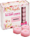 HYOOLA Scented Tealight Candles, Magnolia Scented, 15 Pack with 6 Hour Burn Time
