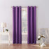 Sun Zero Riley Kids Bedroom Blackout Grommet Curtain Panel, Purple, 40" x 63"