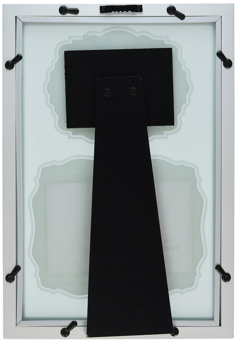 Malden International Designs First Peek Floater Picture Frame, 2 Options, 2-4x6, White