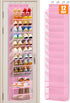 MISSLO 12 Tier Over the Door Shoe Organizer Breathable Mesh Hanging Shoe