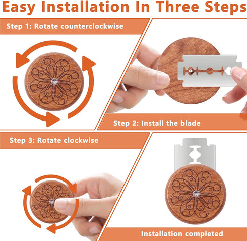 Epritliber 5 UFO Bread Lame Cutter for Homemade Sourdough,Bread Scorer Tool for Sourdough with Blades and Storage
