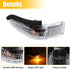 uxcell Left Side Rear View Mirror Turn Signal Amber Light Indicator for Toyota Avalon 2013-2018, Corolla 2014-2019