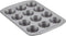 Circulon Nonstick 12-Cup Muffin Tin, Gray Steel Bakeware