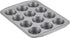 Circulon Nonstick 12-Cup Muffin Tin, Gray Steel Bakeware