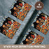 3dRose CST_21127_3 The Devil's Dream Folk Art Skulls, Ceramic Tile Coasters, Set of 4