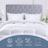 Utopia Bedding Down Alternative Comforter (Twin, White) - Plush Siliconized Fiberfill Duvet Insert