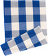 Buffalo Plaid Rug Outdoor Front Porch Decor Farmhouse Decor Rug, 23.6inch x 51.2inch, Blue and White Plaid by Winwinplus