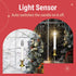 Holiday Joy Window Candles Kit - Pack of 1-9-inch-Tall Electric Candle with Auto Sensor, 2 Bulbs & Suction Cup
