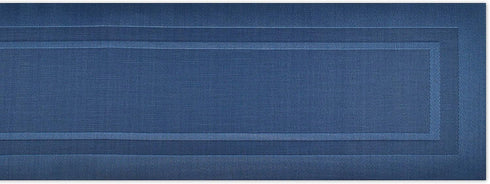 DII PVC Tabletop Collection Woven Indoor/Outdoor Table Runner, 14x72, Nautical Blue