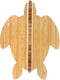 Totally Bamboo Sea Turtle Shaped Cutting Board and Charcuterie Serving Tray, Great for Display