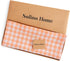 48 Inches 100% 14 48 Inch Summer, Solino Home Linen Gingham Table Runner - Pure Linen Sunny Orange Checkered Table
