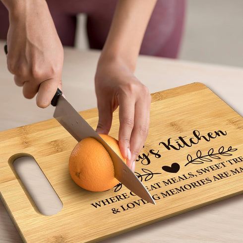 Granny Gifts, Granny's Kitchen Bamboo Cutting Board Decor, Gifts for Granny, Mothers Day Gifts for Grandma