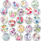 MORCART 30Pcs Flower Refrigerator Magnets, Fridge Decoration Stickers for Kitchen, Locker, Office, Dishwasher