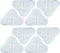 BlueStars 8-Pack Microfiber Steam Mop Pads, Washable & Reusable Replacement Pads for 5-in-1 Steam Mop Models