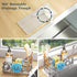 Countertop Consumest Sponge Holder for Kitchen Sink - Auto Draining Sink Caddy Organizer with Detachable Rack, High