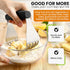 Spring Chef Dough Blender for Baking, Heavy Duty Stainless Steel Pastry Cutter Tool with Sharp Blades - XL Black