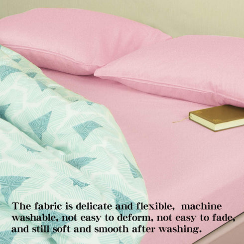 NTBAY Twin Fitted Sheet Only - Brushed Microfiber Deep Pocket Fitted Sheet - Soft, Wrinkle-Free, Fade-Resistant