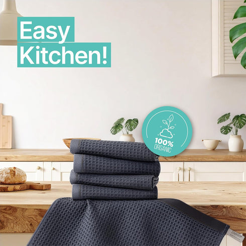 Sets, 14 14 Inches, 14" 14") Kitchen Towels and Dishcloths X Absorbent Dish Towels for Kitchen, Microfiber Cleaning
