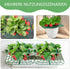 ANGTUO 10 Pack Square Strawberry Supports for Garden Strawberry Plant Support Strawberry Stand Holder Strawberry Racks