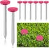 Silkfly 8 Pcs 6.7 Inch Survey Stakes Property Line Markers Low Profile